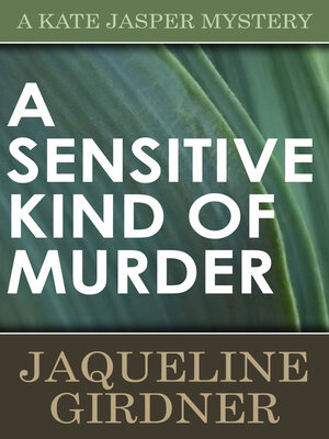 cover image of A Sensitive Kind of Murder